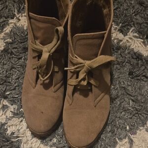 BEAST FASHION Tan Lace Up Boots